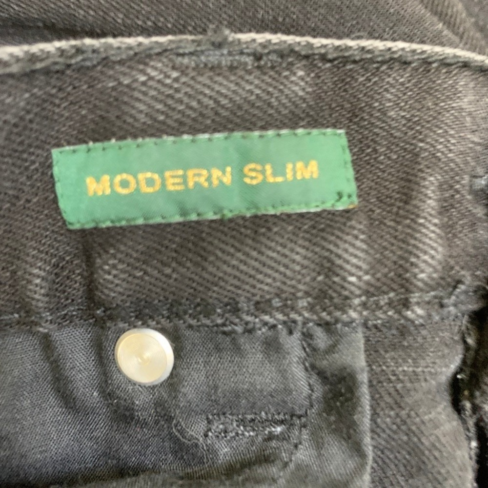 Lauren Ralph Lauren Modern Slim Black Embroidered Beaded Jeans Womens 10 - Picture 7 of 15